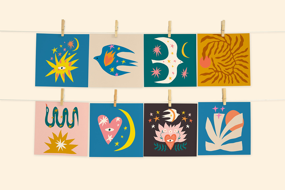 Peace and Love Bundle, an Animal Illustration by Annie Konst (Photo 3 of 22)
