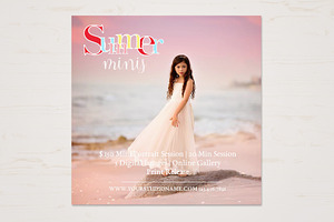 Summer Mini Session Template