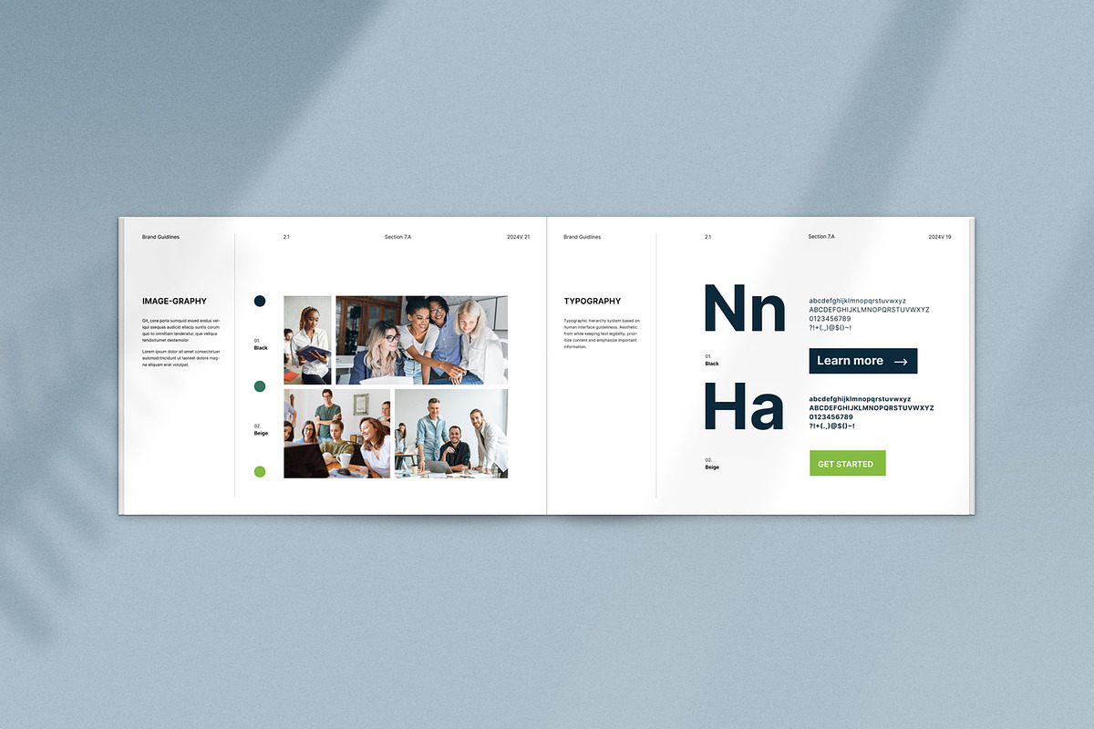 Brand Guidelines, a Brochure Template by S A N D Y (Photo 6 of 15)