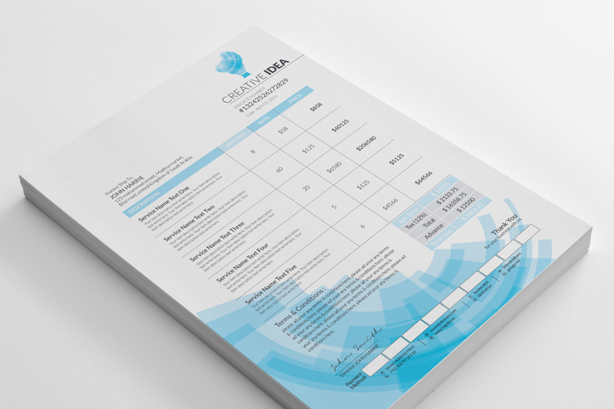 Creative Idea Corporate Identity set, a Stationery Template by shujaktk (Photo 4 of 7)