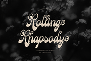 Rolling Rhapsody Handwritten Script, a Script Font by gracetype_studio (Thumbnail 1 of 12)