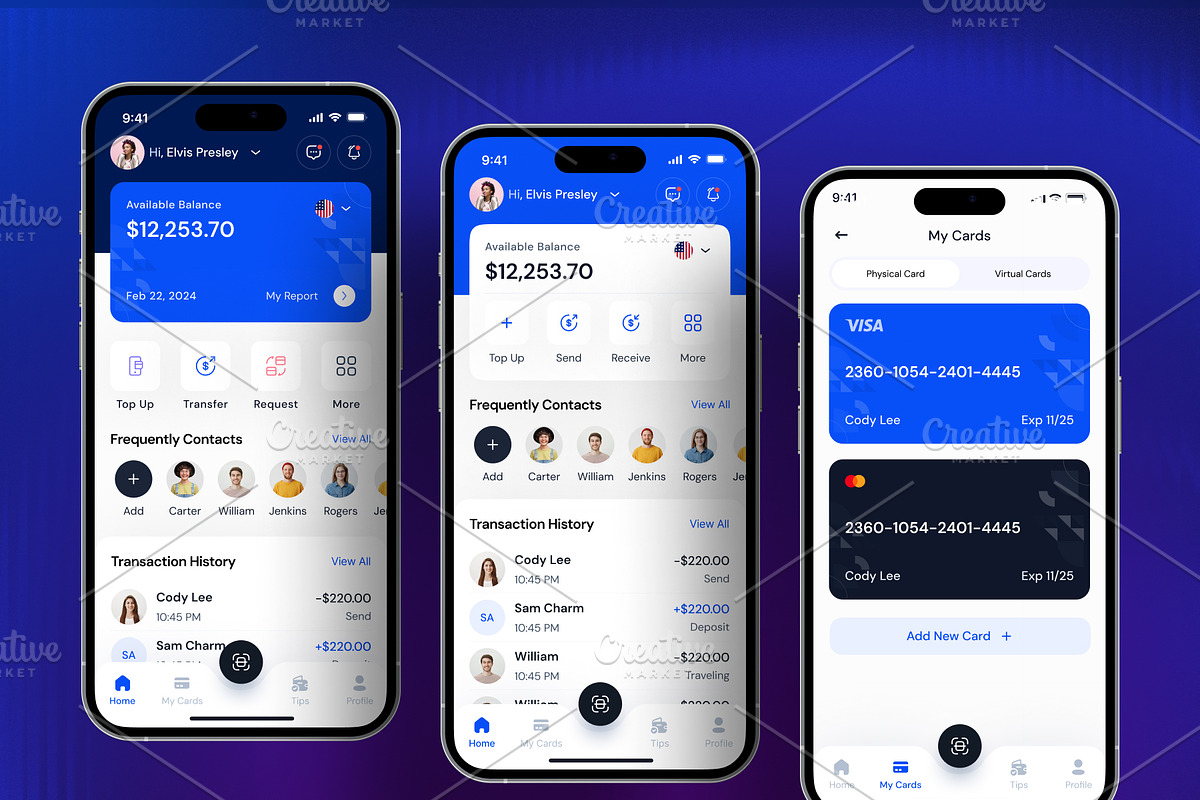 E-Wallet Mobile App UI Kit preview 5