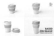Reusable Coffee Cup Mockup Set, a Cups & Container Mockup by Mirachma Project (Thumbnail 2 of 8)