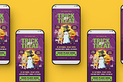Halloween Trick or Treat Flyer, a Flyer Template by Creativestoree (Thumbnail 4 of 5)