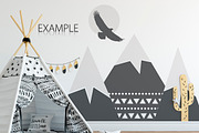 KIDS WALL & FRAMES Mockup Bundle - 3, a Print Template by Yuri-U (Thumbnail 23 of 33)