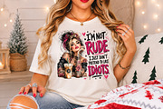 Tattoo Girl PNG I'm Not Rude Quotes, a Person Illustration by Rose Art (Thumbnail 4 of 4)