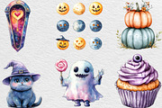 Pastel Halloween Clipart, an Illustration by Black Bird Studio (Thumbnail 4 of 6)