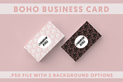 SALE! 2 Boho Business Card Template, a Business Card Template by Anis Illustration (Thumbnail 1 of 3)