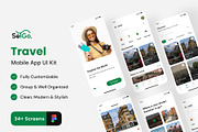 SetGo - Travel App UI Kit, an App Template by Zee UI (Thumbnail 1 of 9)