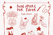 Mon Amore Por Favor. Hand draw art, an Object Graphic by ma_i_vi (Thumbnail 11 of 12)