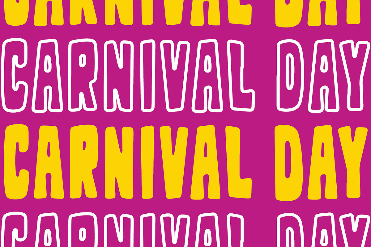 Hey Franky - Fun Display Font, a Sans Serif Font by Kotak Kuning Studio (Photo 2 of 6)