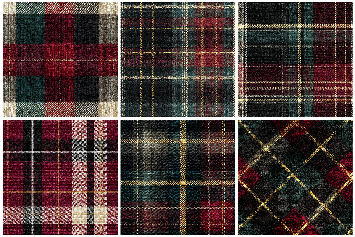 Christmas Tartan Plaid Seamless Patt, a Texture Graphic by CitraGraphics (Photo 4 of 7)