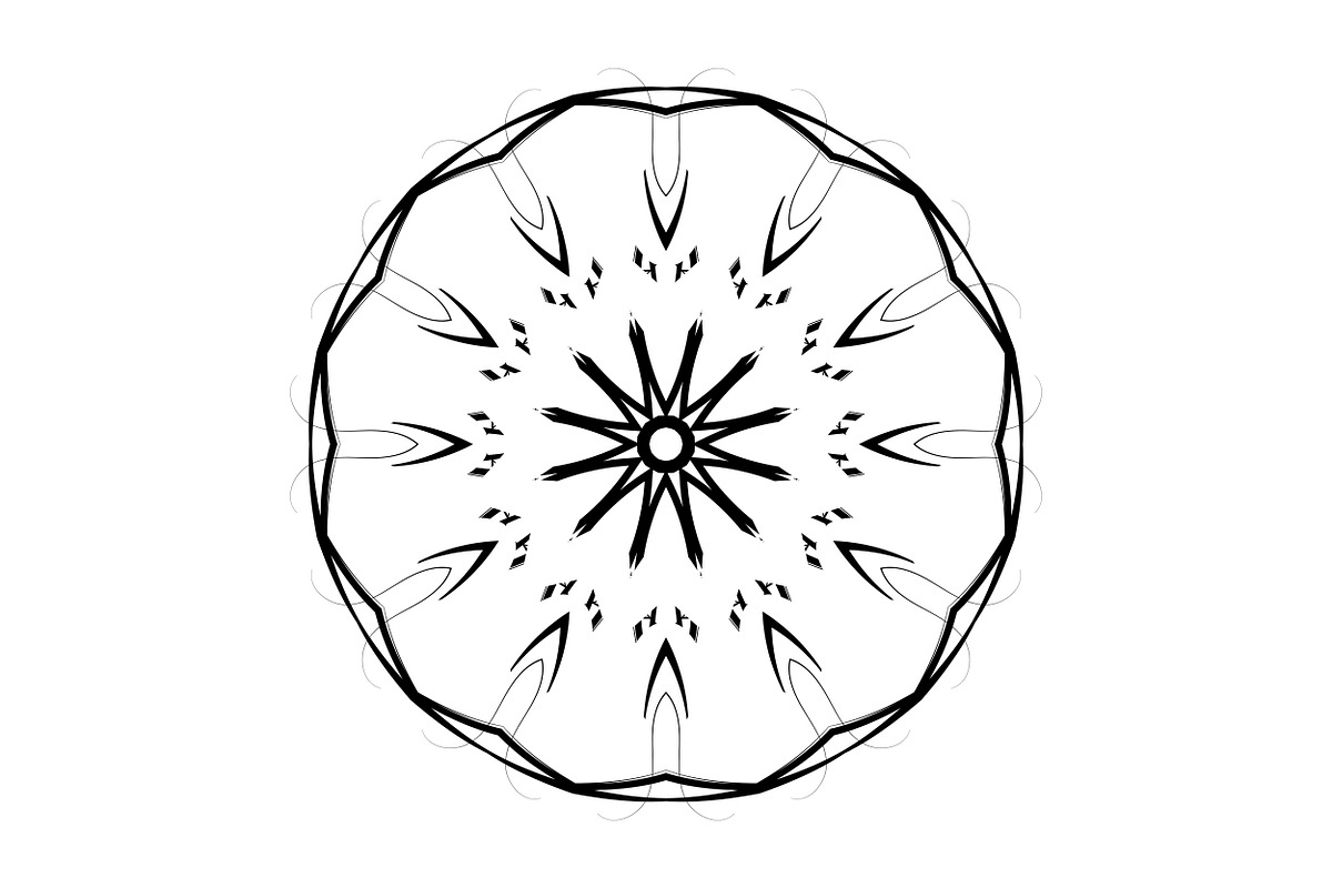 Premium Mandala Illustration Pack, a Decorative Illustration by NJ Himel (Photo 89 of 101)