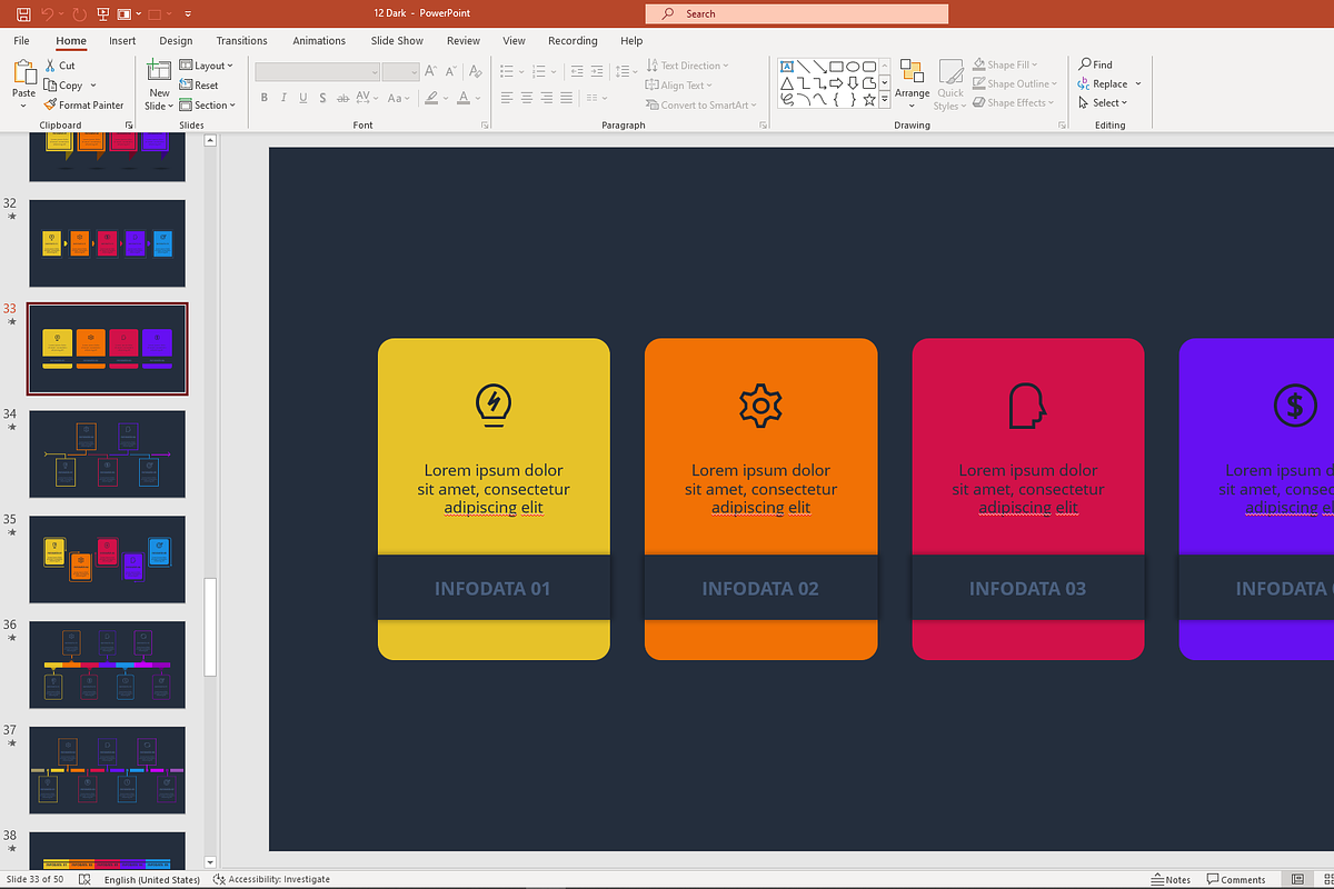 Motion Strategy PowerPoint Template, a Presentation Template by Infographics project (Photo 10 of 11)