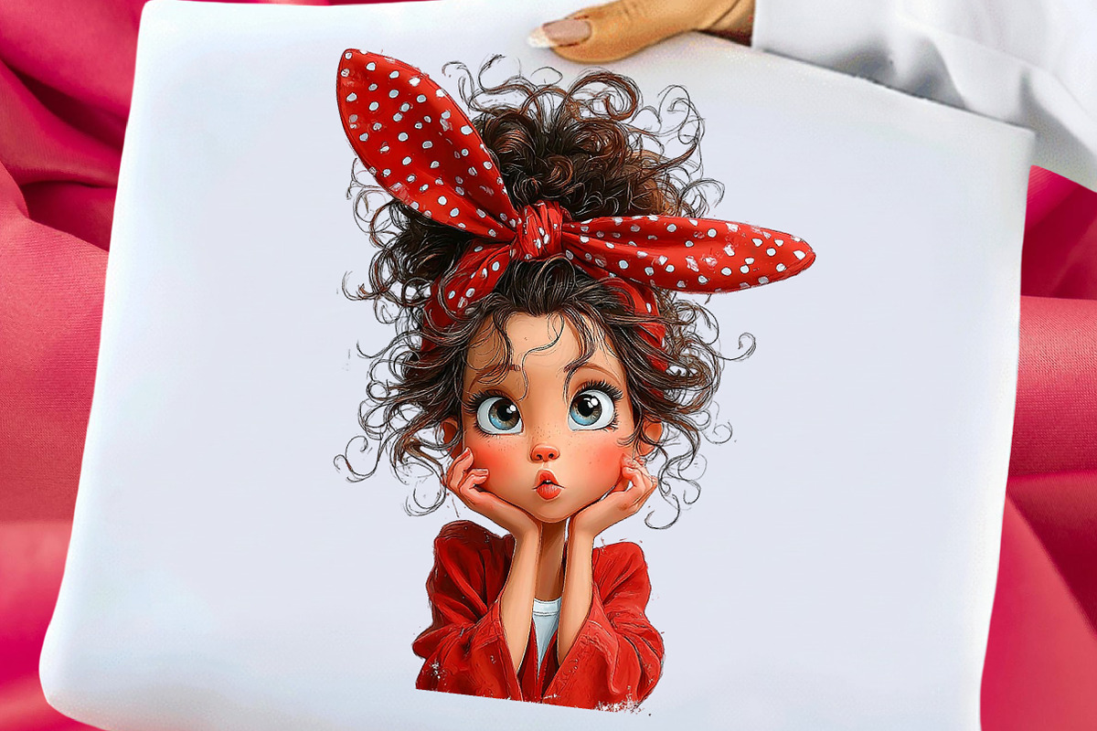 Whimsical Easter Girl Clipart, an Illustration by Libby Wishes (Photo 7 of 8)