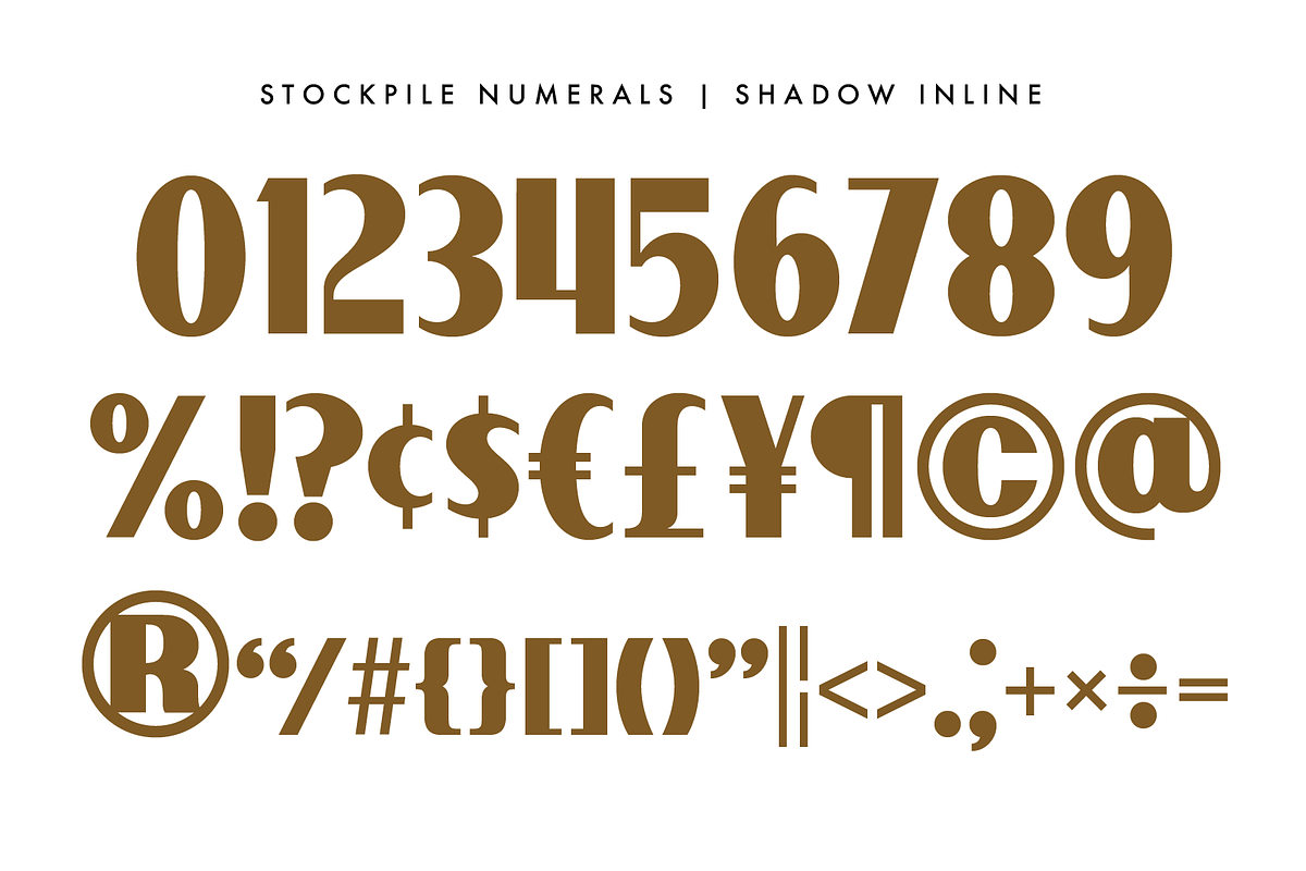 The Numerals Collection, a Handwritten Font by Drew Melton (Photo 17 of 18)