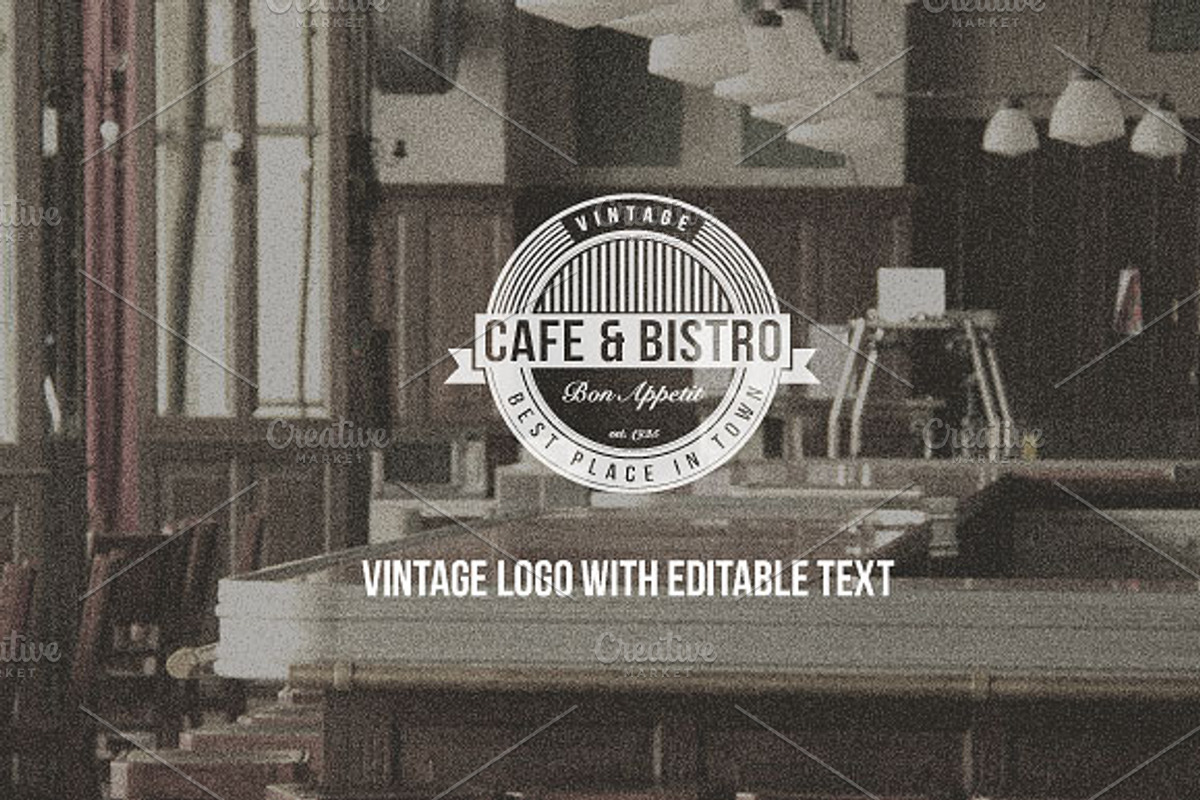 Vintage Logos & Badges #1, a Branding & Logo Template by ORCA Creative Store (Photo 4 of 5)