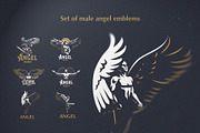 Angel man, a Person Illustration by Masterlevsha (Thumbnail 1 of 3)