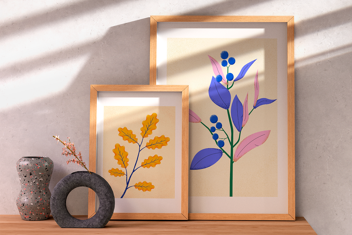 Floral Art Prints – Ready-to-Print, a Graphic by GraphicCo (Photo 2 of 12)