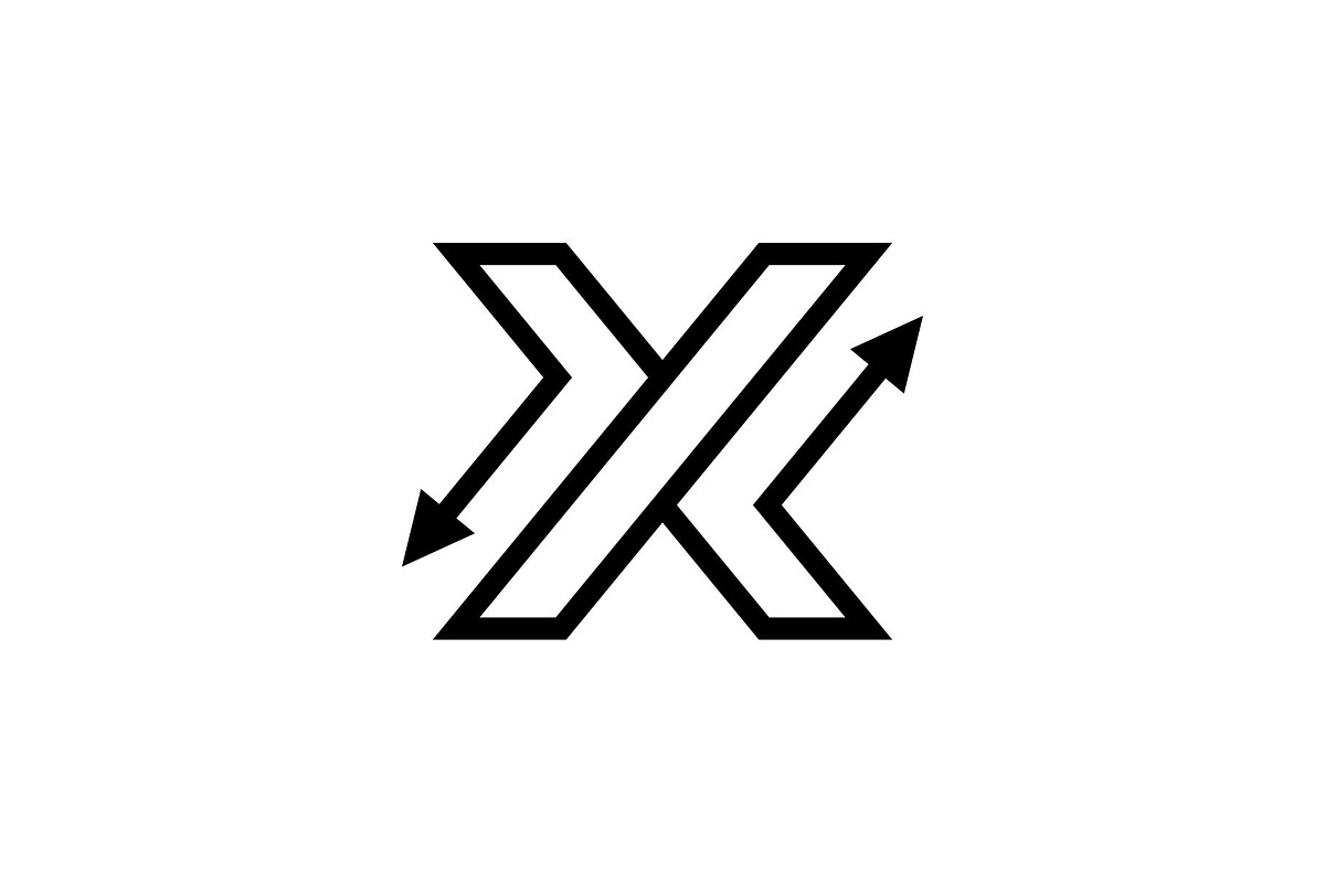 Letter X Arrows Logo, a Branding & Logo Template by Buqancreative (Photo 1 of 2)