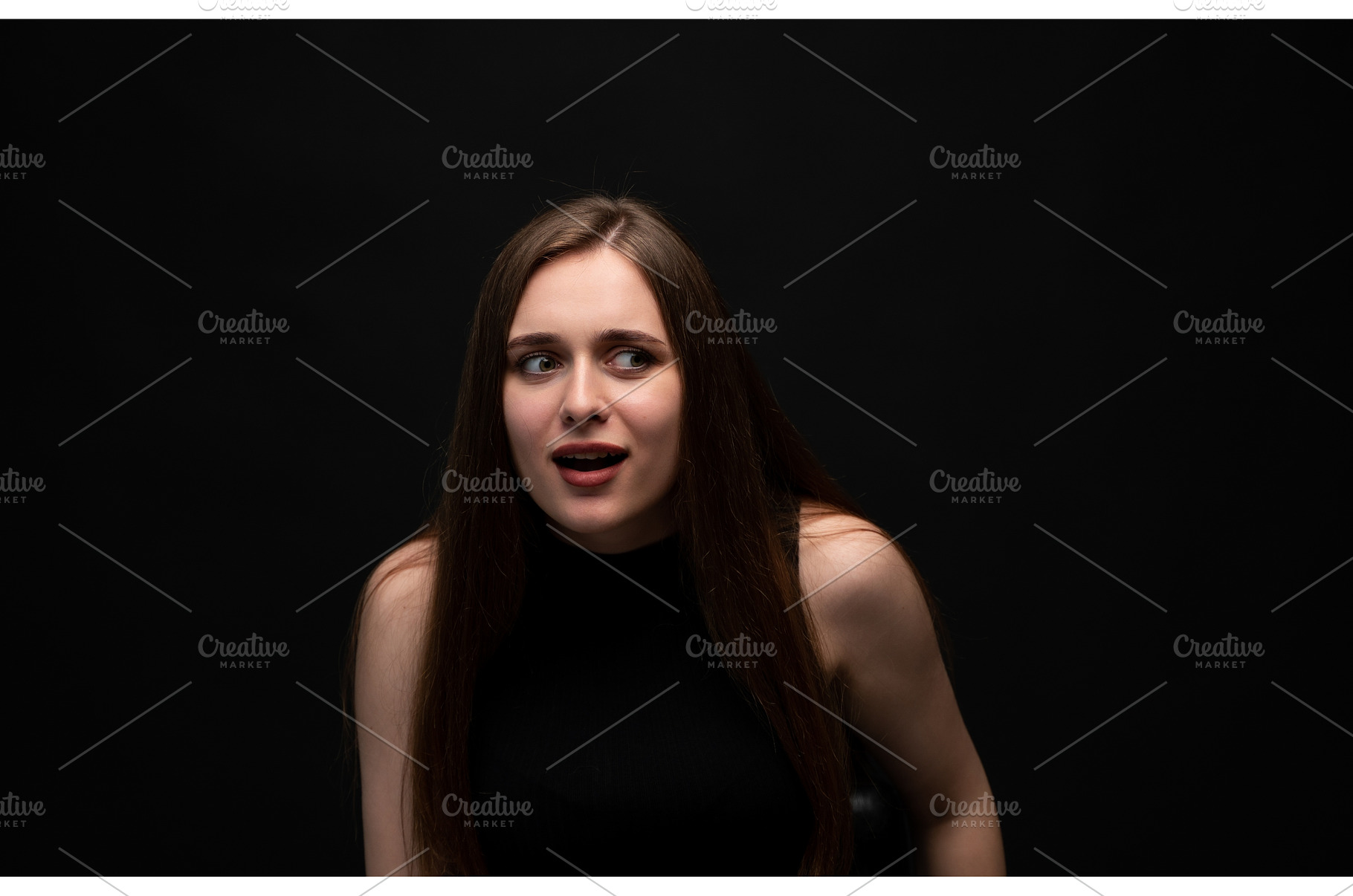 Young woman showing an expression of, a Person Photo by volodymyrshtun13795