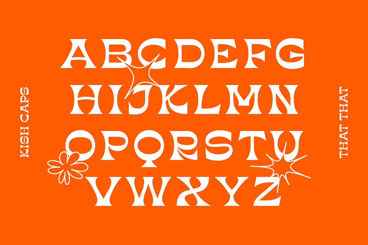 KISH - Quirky Display Type, a Font by That That Creative (Photo 5 of 19)