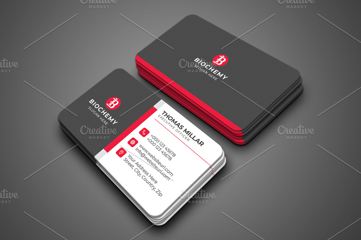 Corporate Business Card Template, a Business Card Template by saifulbranding (Photo 4 of 4)