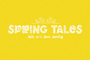 Spring Tales | Folk Art Font, a Symbol Font by Kandella's Art (Thumbnail 15 of 15)