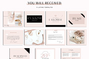 Etsy Shop Kit Pink Banners, a Branding & Logo Template by Macarons and Mimosas (Thumbnail 3 of 9)