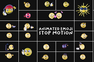 Animated Emoji Motion | Premiere Pro, a Graphic by FlashFXbox