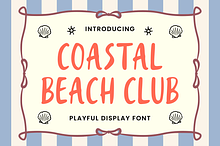 Coastal Beach - Handwritten Display