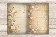 Vintage Junk Journal Pages, a Decorative Illustration by GlamArtZhanna (Thumbnail 7 of 9)