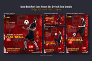 Football Soccer Social Media Post, a Social Media Template by Creative_View (Thumbnail 3 of 8)