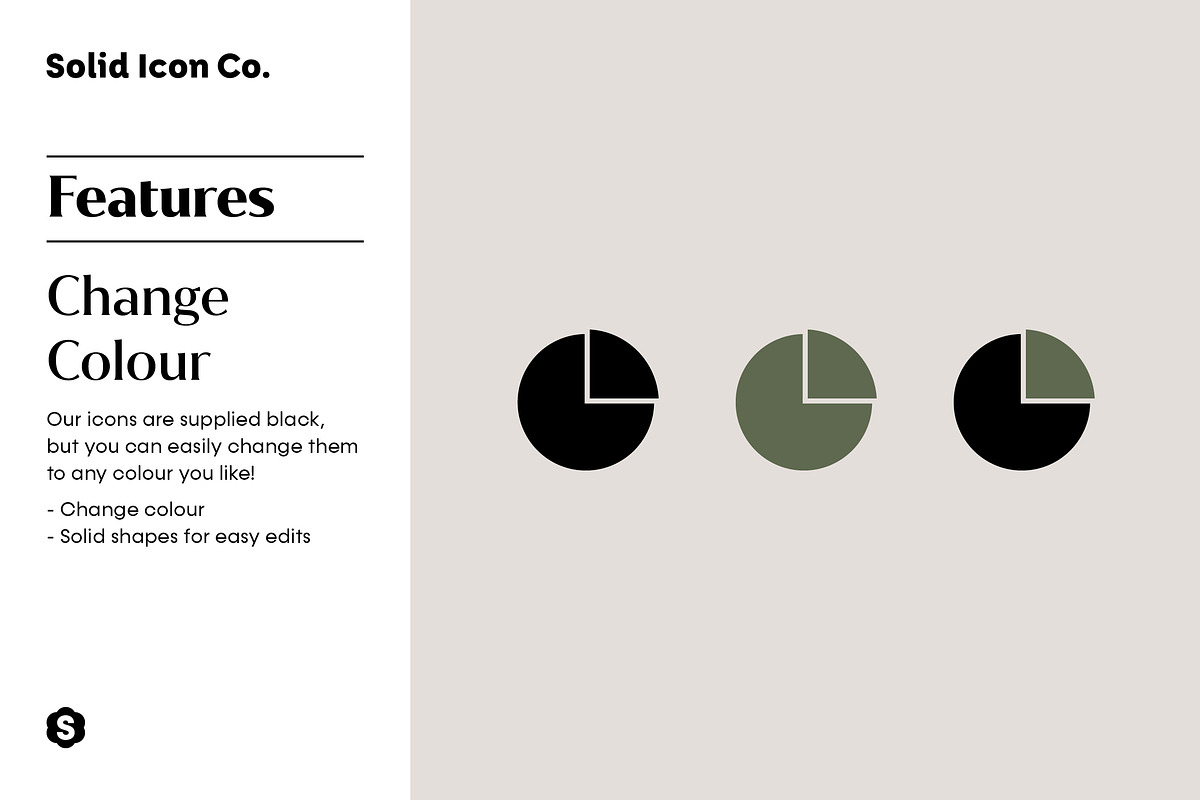 Graph Icons, a Solid Icon by Solid Icon Co (Photo 3 of 6)