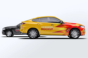 BMW X6 Car 4 Mockup, an Advertising Mockup by Se٧enStudio (Thumbnail 6 of 7)
