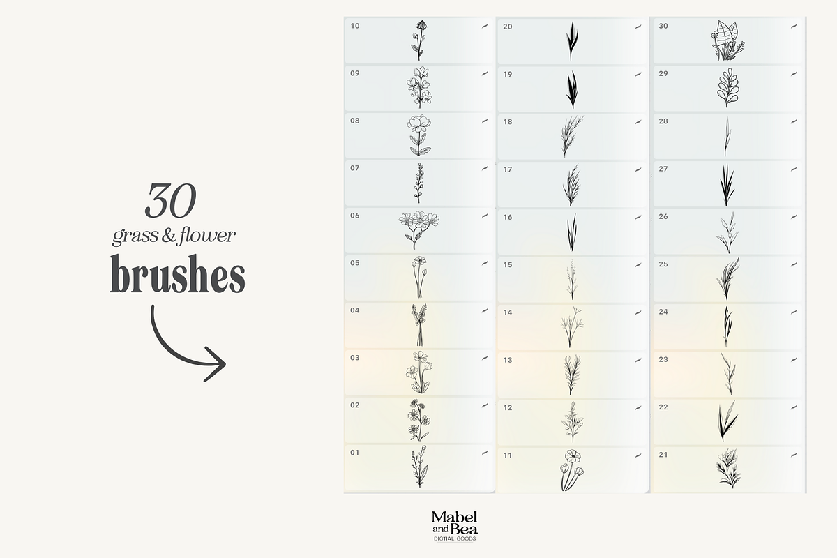 Magic Mushroom Stamp Brushes, a Brush Add-On by Mabel & Bea (Photo 3 of 7)