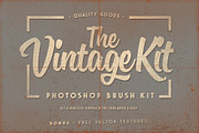 The Vintage Kit - Photoshop Brushes, a Brush Add-On by Arkitype (Thumbnail 2 of 8)