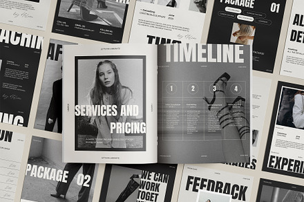 HARPER Services & Pricing Guide, a Marketing Template by Amaré Creative