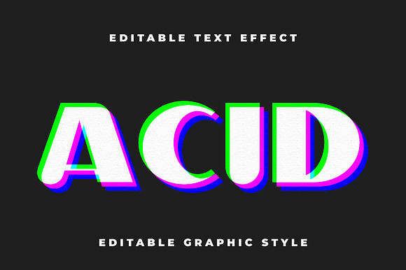 RGB Glitch Bold Text Effect preview 4