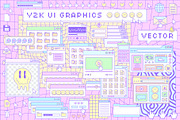 Y2K UI VECTOR KIT, an Object Graphic by craftlove (Thumbnail 1 of 13)