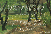 Tendril Tale - Monoline Display Font, a Handwritten Font by Lilithcollageart (Thumbnail 7 of 10)