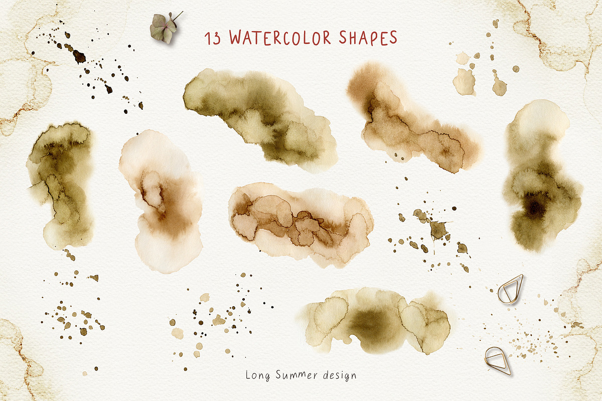 AUTUMN HERBARIUM watercolor set, an Illustration by long summer (Photo 11 of 16)