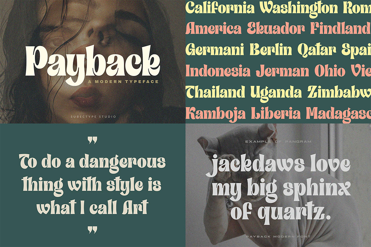 Modern Vintage - Font Bundle, a Script Font by Subectype Studio (Photo 6 of 9)