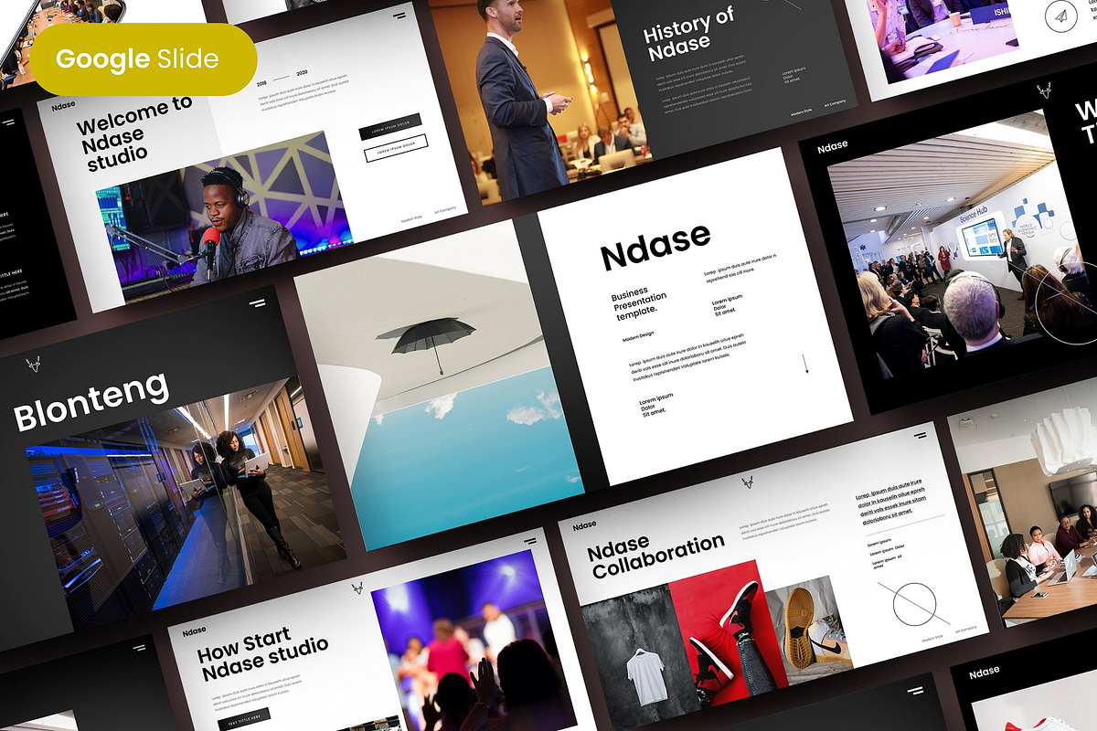 Ndase - Business Google Slide, a Presentation Template by Dens Creative Studio (Photo 1 of 6)