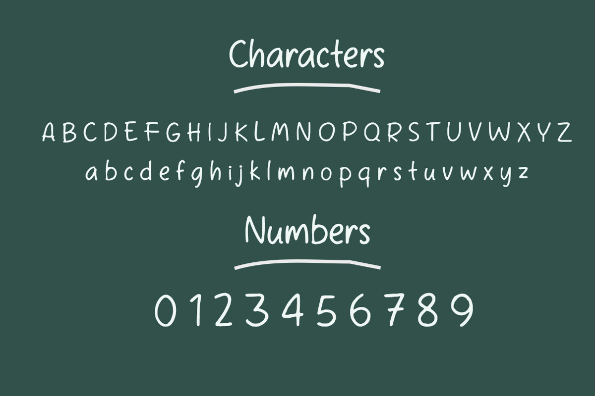 Little Stars, a Handwritten Font by rulihoki studio (Photo 3 of 5)