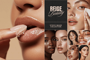 116 Beauty Stock Images Bundle, a Beauty & Fashion Photo by Xenié Creative