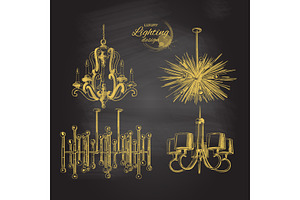 chandelier lamp lighting decor