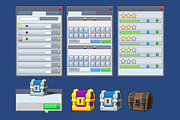 mobile game ui 100% vector, a Templates & Theme by Game Ui art (Thumbnail 3 of 7)