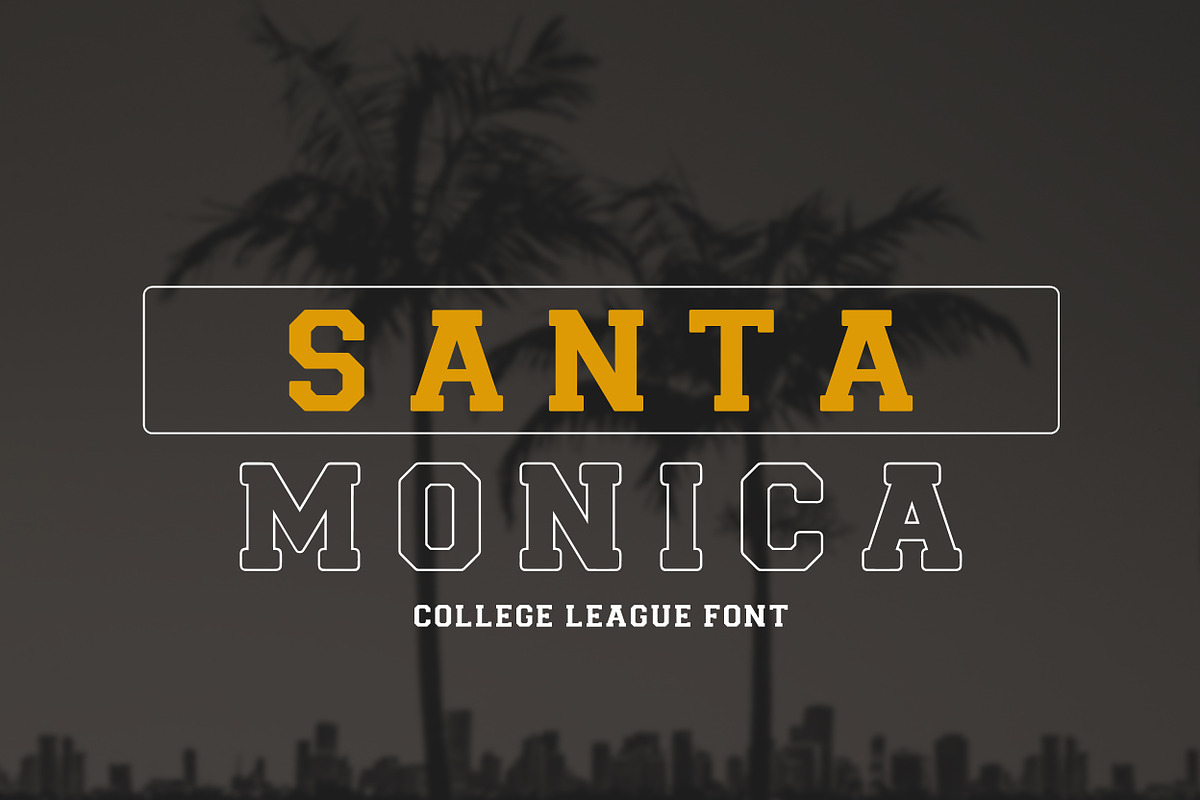 College League Font - Display Font, a Font by GlitzyGrapix (Photo 4 of 10)