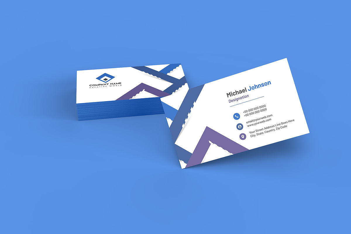 Business Card Mockups - 10 Views, an Advertising Mockup by Illusiongraphic (Photo 6 of 24)